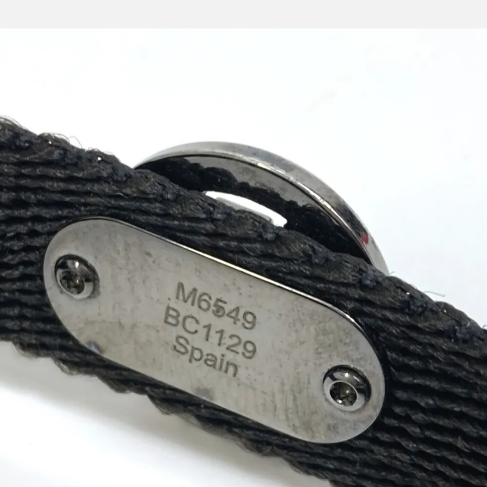 Louis Vuitton Luxury Bracelet Black leather with Silver Hardware absolutely gorg - Picture 3 of 10